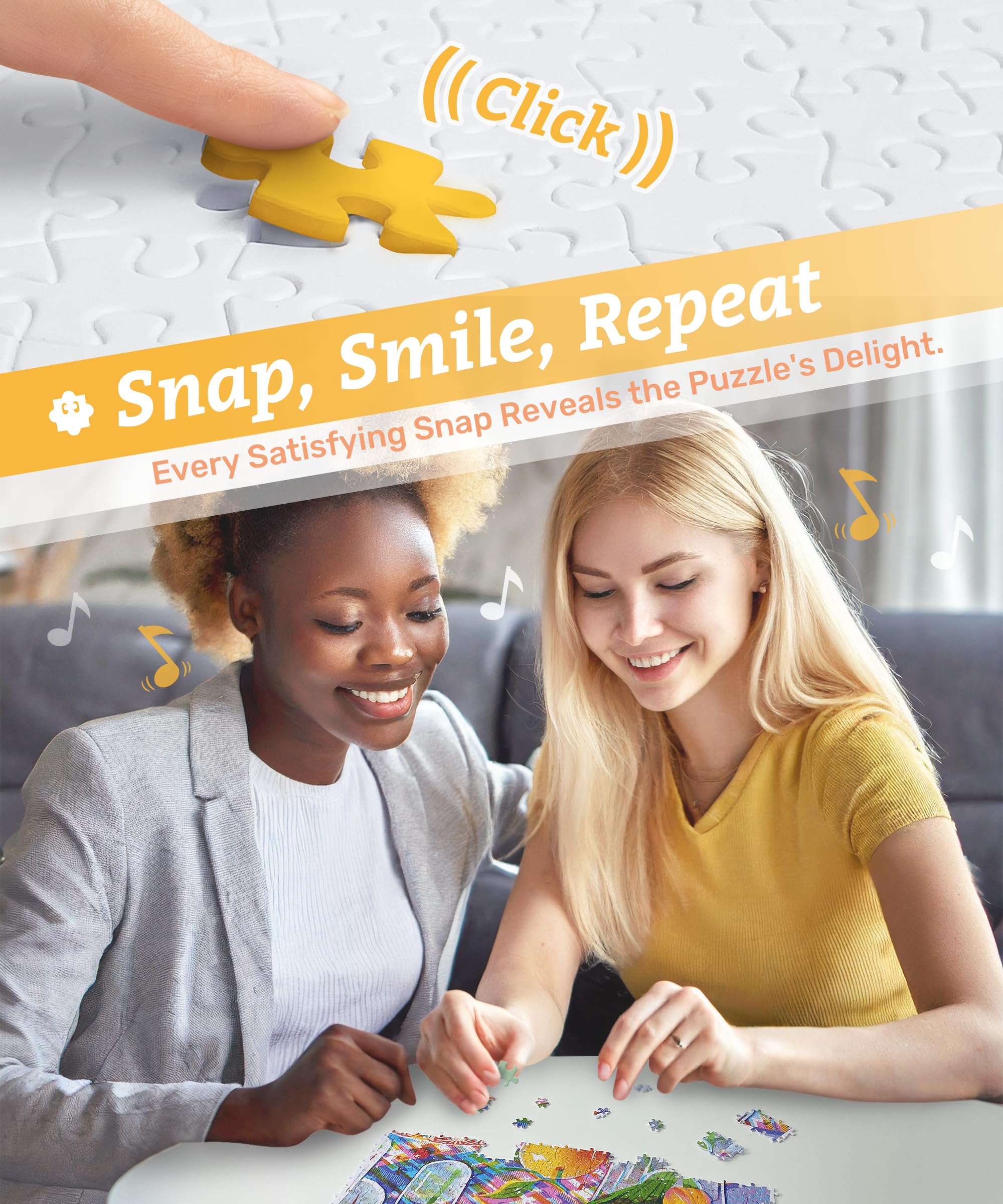 PieceRelax Plastic Jigsaw Puzzles for Adults 1000 Pieces - Schim Schimmel - A Father’s Love Most Satisfying Table Games and Gifts No Puzzle Mat Required [H3643] - Image 4
