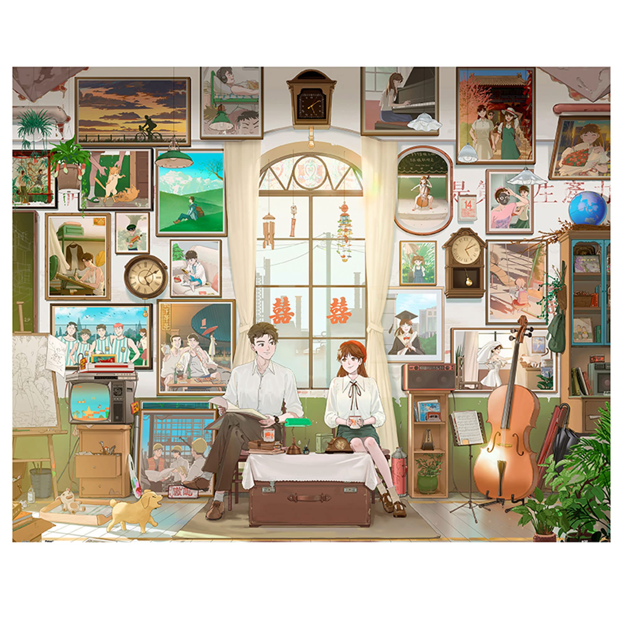 Pintoo Imagination Series Jigsaw Puzzles 2000 Piece for Adults - Maiya - Till Death Do Us Part Beautiful Plastic Puzzle for Home Decor Zero Dust Easy Storage [H2389]