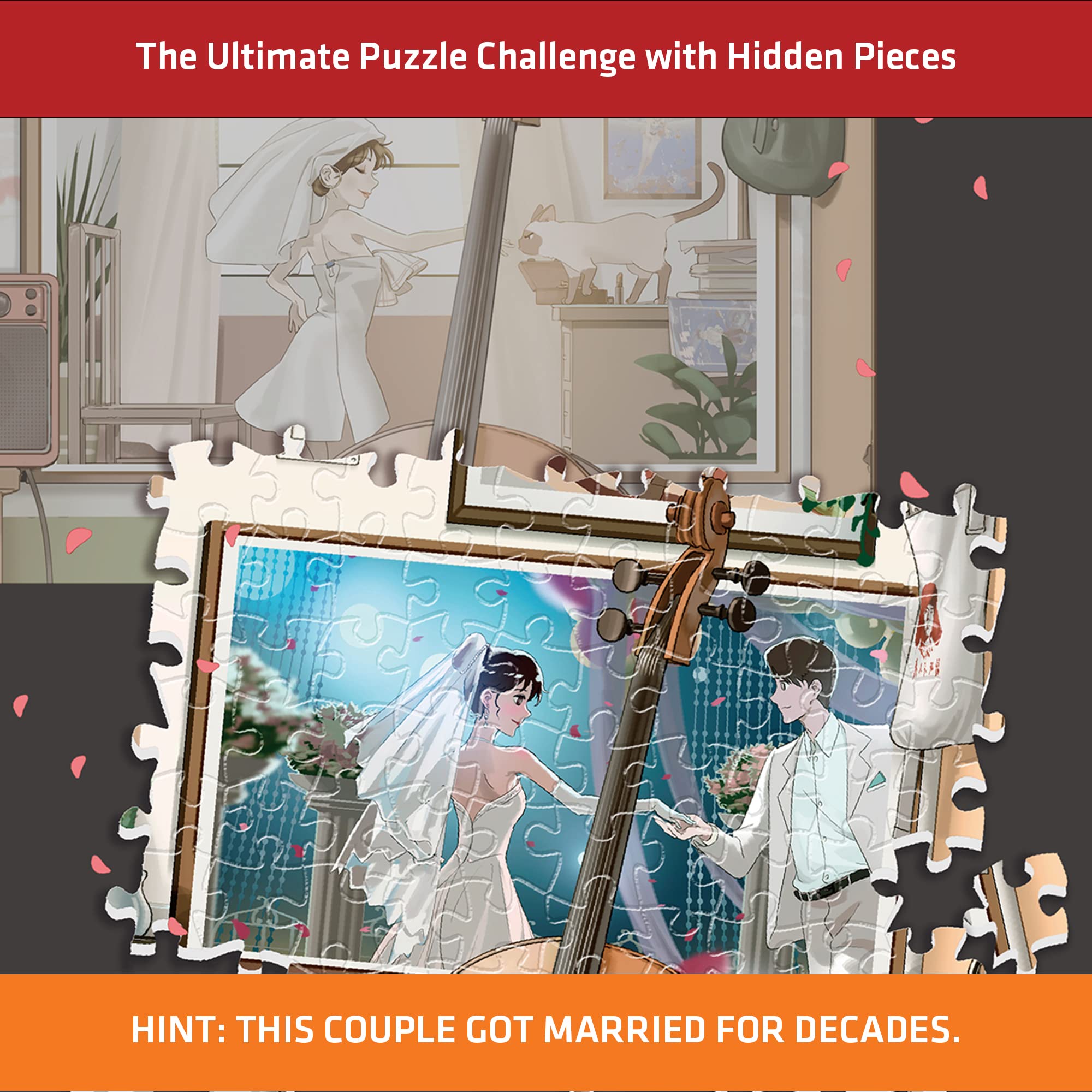 Pintoo Imagination Series Jigsaw Puzzles 2000 Piece for Adults - Maiya - Till Death Do Us Part Beautiful Plastic Puzzle for Home Decor Zero Dust Easy Storage [H2389] - Image 2