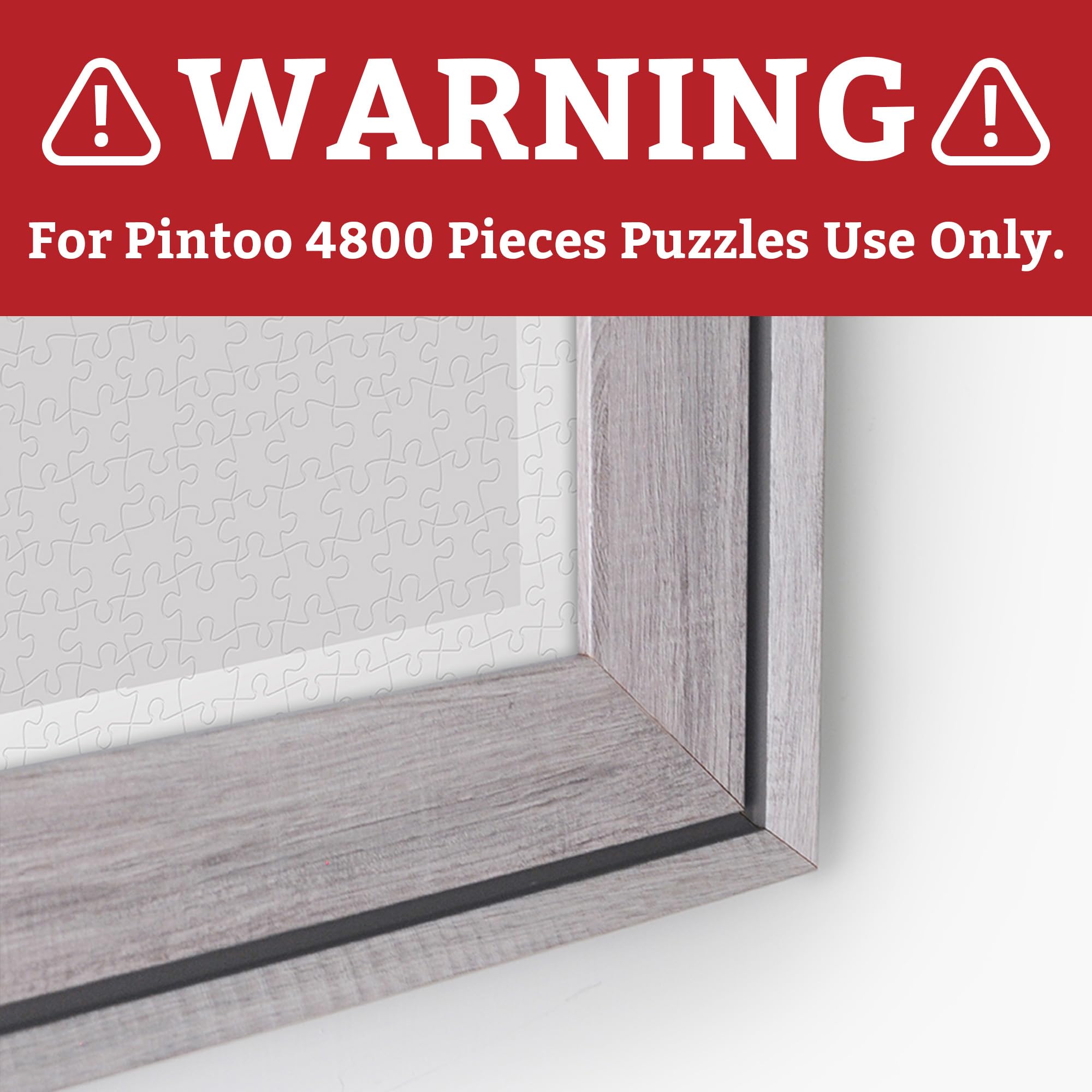 Pintoo Jigsaw Puzzle Frame Tailor-Made ONLY for Pintoo's 4800 Pieces Puzzle - Zephyr - Effortless & Toolless Assembly NO Glue Required [W1126] - Image 2