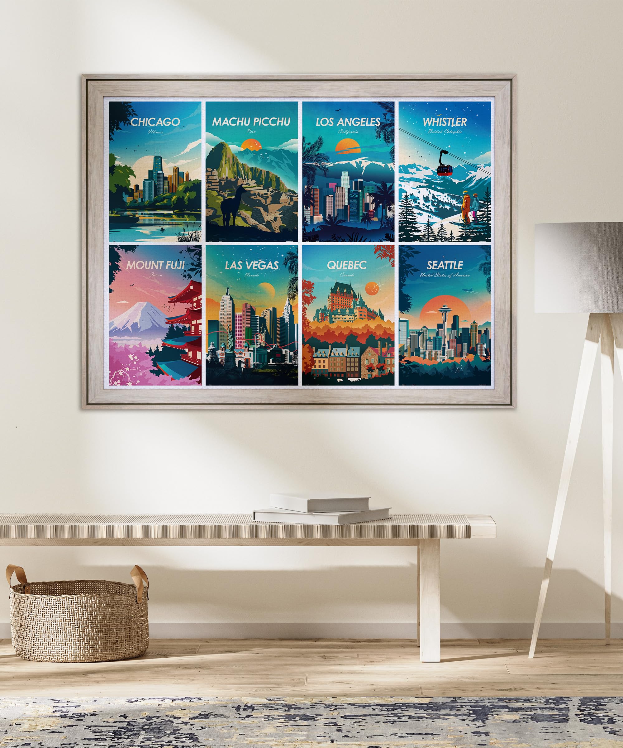 Pintoo Jigsaw Puzzle Frame Tailor-Made ONLY for Pintoo's 4800 Pieces Puzzle - Zephyr - Effortless & Toolless Assembly NO Glue Required [W1126] - Image 4