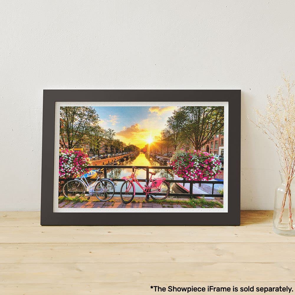 Pintoo Jigsaw Puzzles 1000 Piece for Adults - Beautiful Sunrise Over Amsterdam Beautiful Plastic Puzzle for Home Decor Zero Dust Easy Storage [H1770] - Image 2