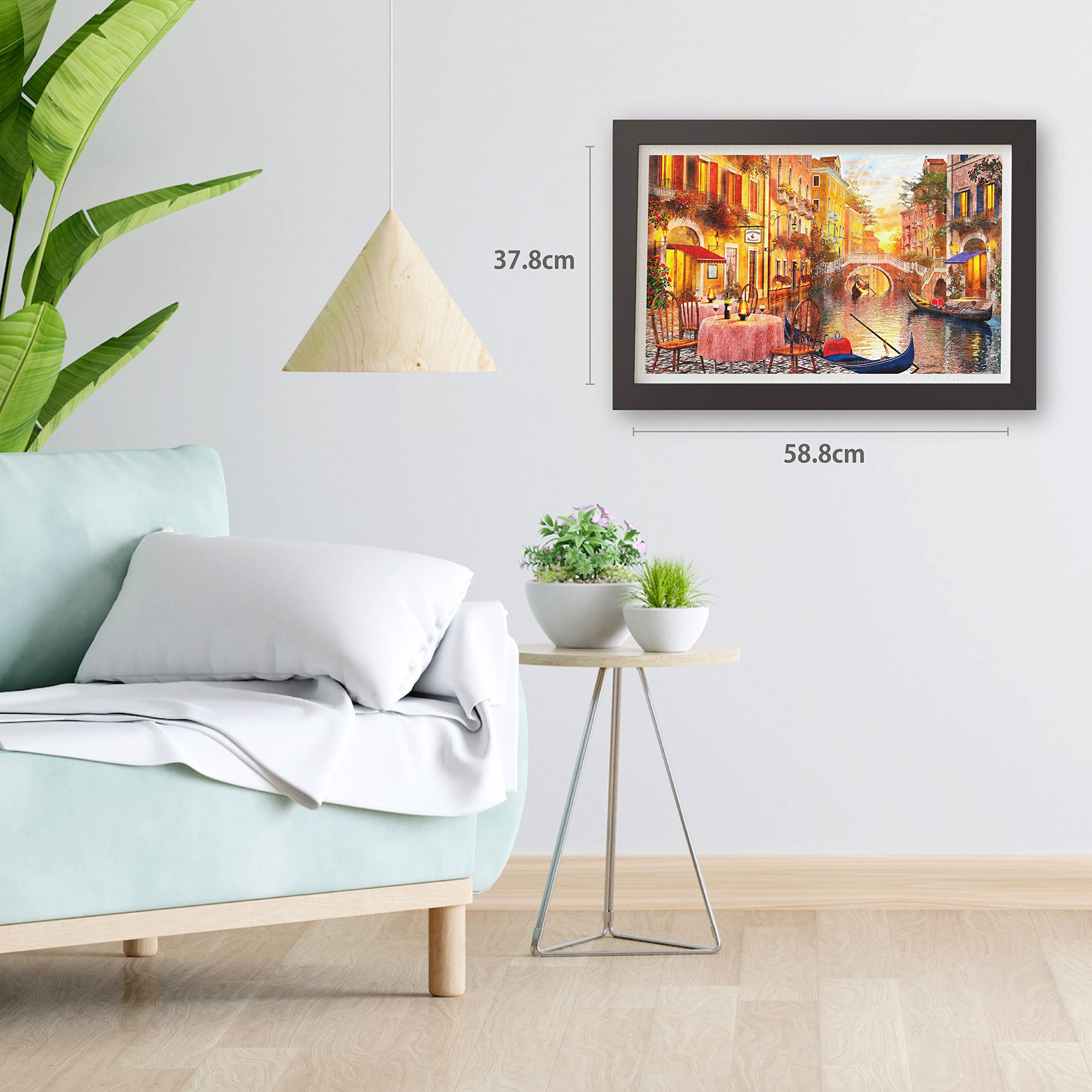 Pintoo Jigsaw Puzzles 1000 Piece for Adults - Dominic Davison - Venetian Sunset Beautiful Plastic Puzzle for Home Decor Zero Dust Easy Storage [H2248] - Image 3