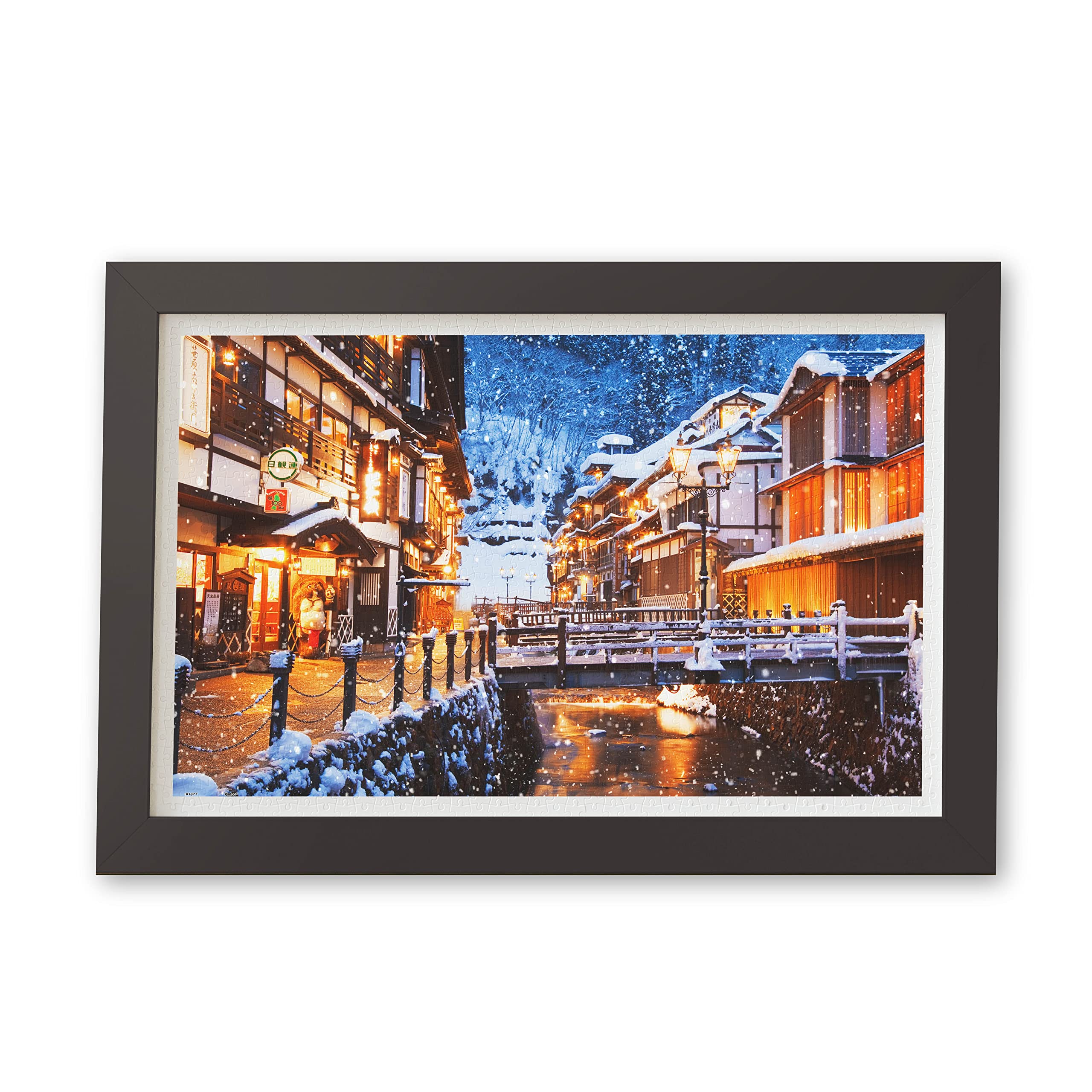 Pintoo Jigsaw Puzzles 1000 Piece for Adults - Ginzan Onsen Hot Spring, Japan Beautiful Plastic Puzzle for Home Decor Zero Dust Easy Storage [H2682] - Image 2