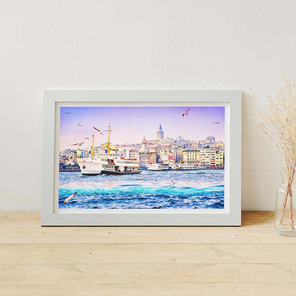 Pintoo Jigsaw Puzzles 1000 Piece for Adults - Golden Horn, Turkey Beautiful Plastic Puzzle for Home Decor Zero Dust Easy Storage [H2050] - Image 2