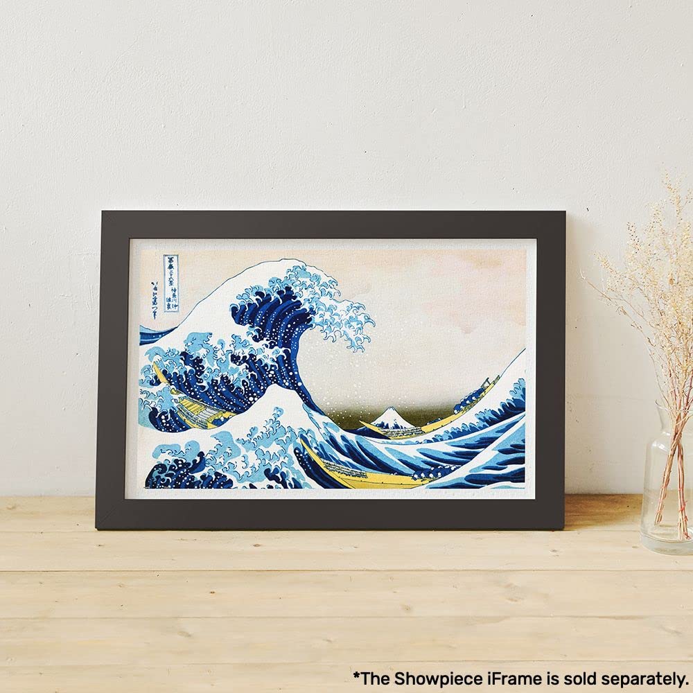 Pintoo Jigsaw Puzzles 1000 Piece for Adults - Hokusai - The Great Wave of Kanagawa Beautiful Plastic Puzzle for Home Decor Zero Dust Easy Storage [H2444] - Image 2