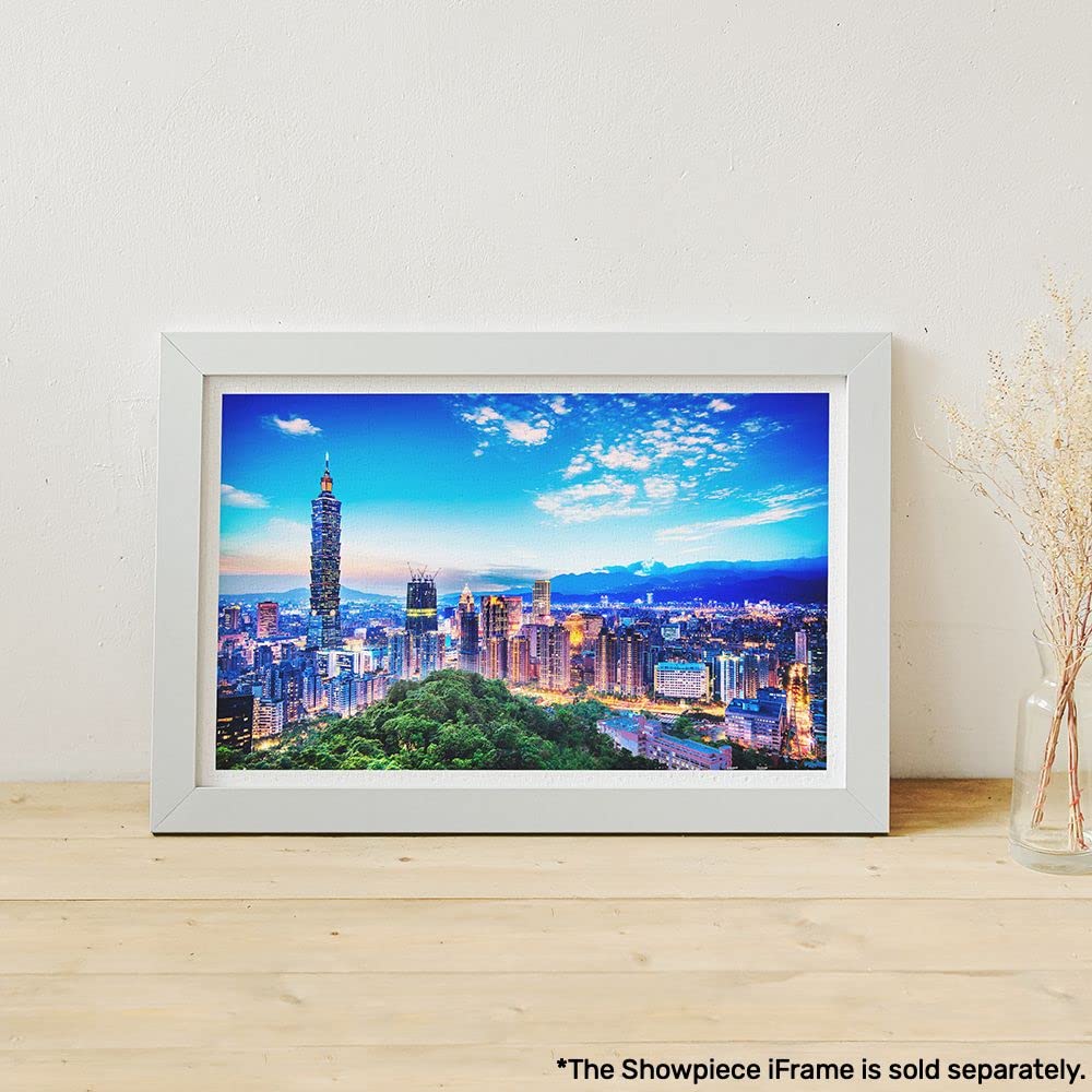 Pintoo Jigsaw Puzzles 1000 Piece for Adults - The Beautiful Sunset of Taipei Beautiful Plastic Puzzle for Home Decor Zero Dust Easy Storage [H1916] - Image 2