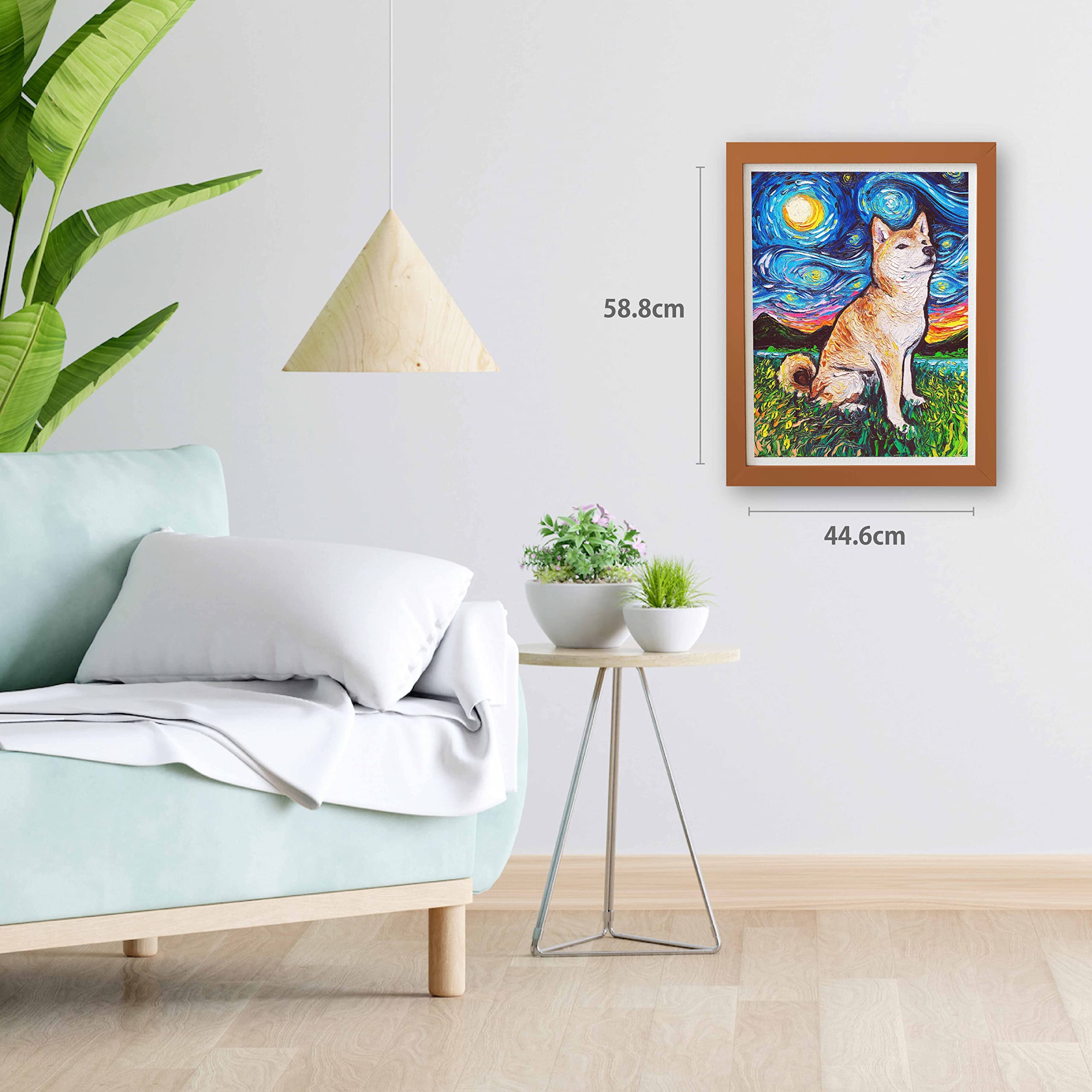 Pintoo Jigsaw Puzzles 1200 Piece for Adults - Aja Trier - Shiba Inu Night Beautiful Plastic Puzzle for Home Decor Zero Dust Easy Storage [H2779] - Image 2