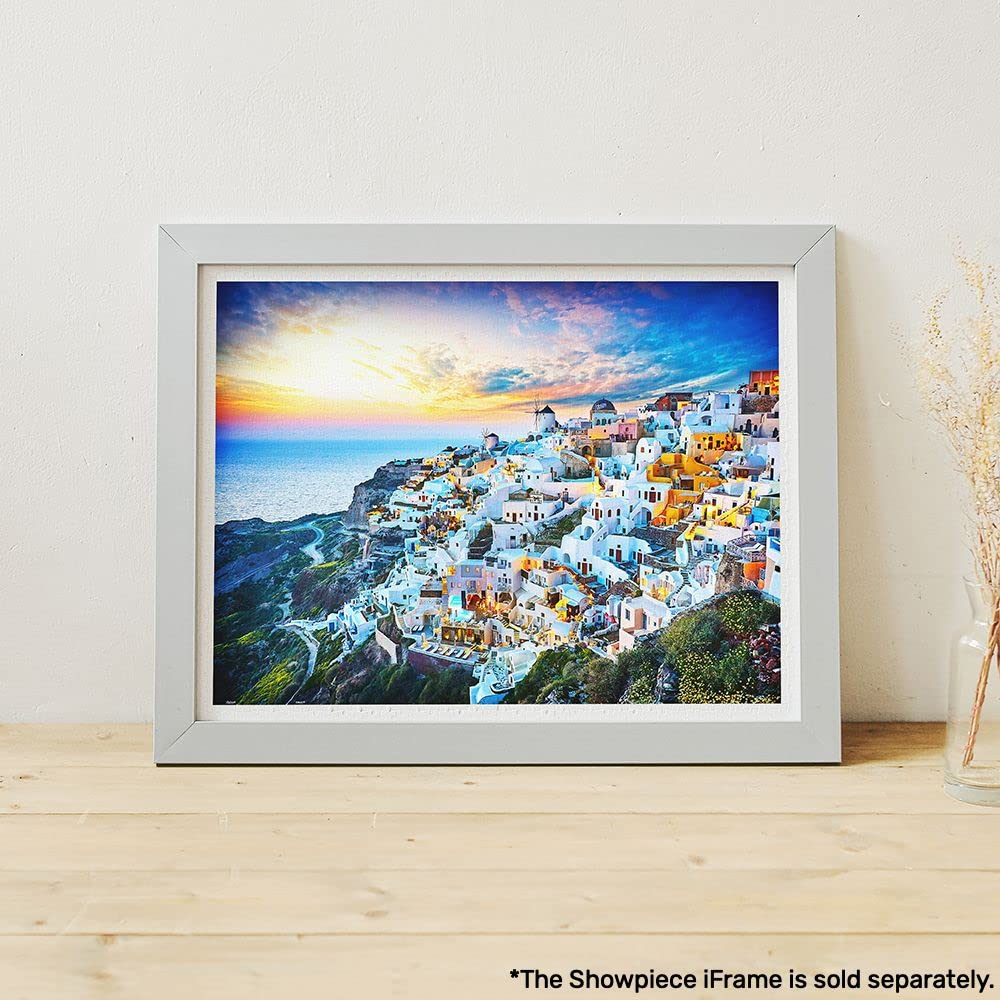 Pintoo Jigsaw Puzzles 1200 Piece for Adults - Beautiful Sunset of Greece Beautiful Plastic Puzzle for Home Decor Zero Dust Easy Storage [H2073] - Image 2