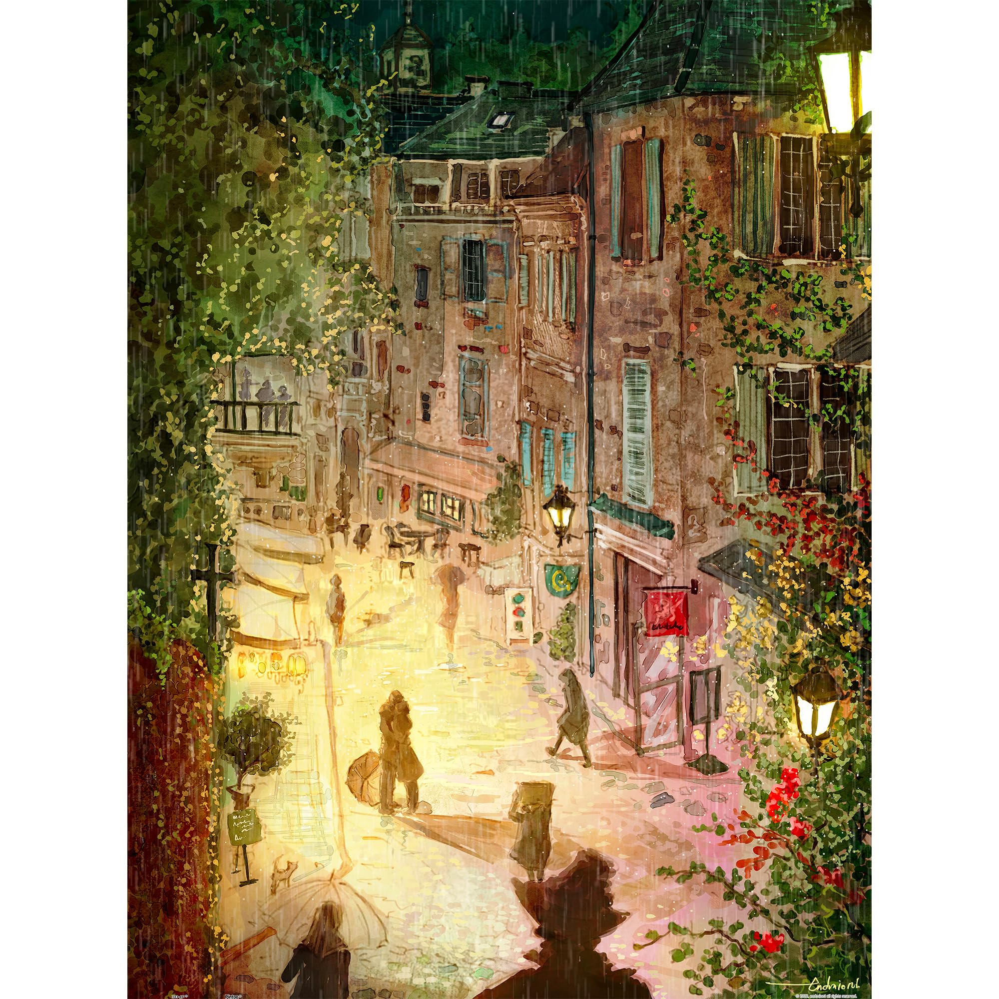 Pintoo Jigsaw Puzzles 1200 Piece for Adults - endmion1 - Hope Live in Love Beautiful Plastic Puzzle for Home Decor Zero Dust Easy Storage [H3050]
