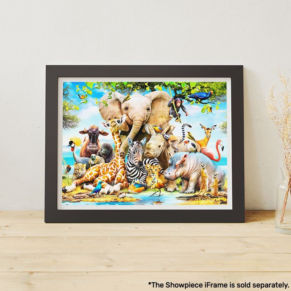 Pintoo Jigsaw Puzzles 1200 Piece for Adults - Howard Robinson - Africa Smile Beautiful Plastic Puzzle for Home Decor Zero Dust Easy Storage [H2043] - Image 2