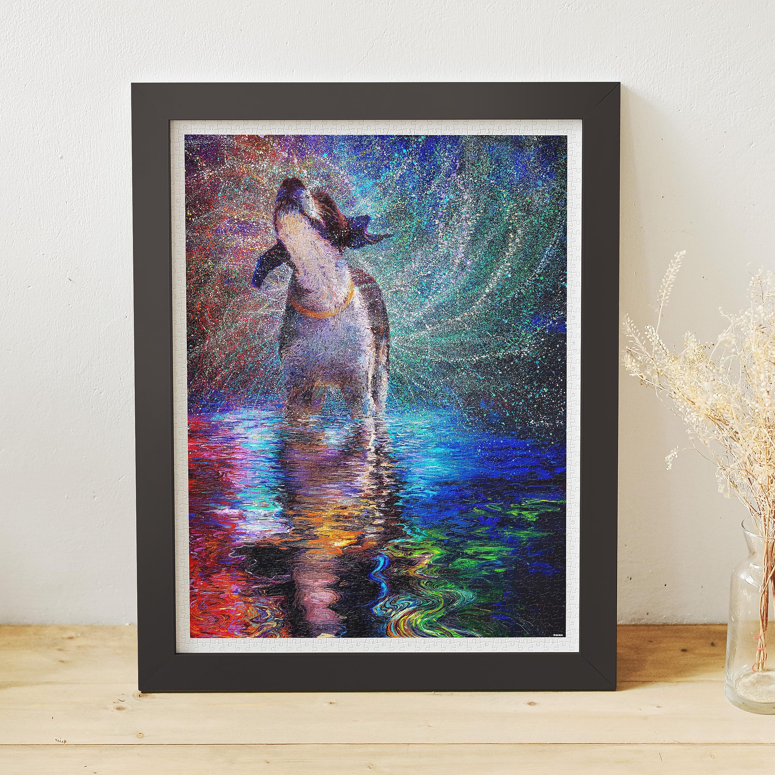 Pintoo Jigsaw Puzzles 1200 Piece for Adults - Iris Scott - Shaking Springer Spaniel Beautiful Plastic Puzzle for Home Decor Zero Dust Easy Storage [H3213] - Image 2