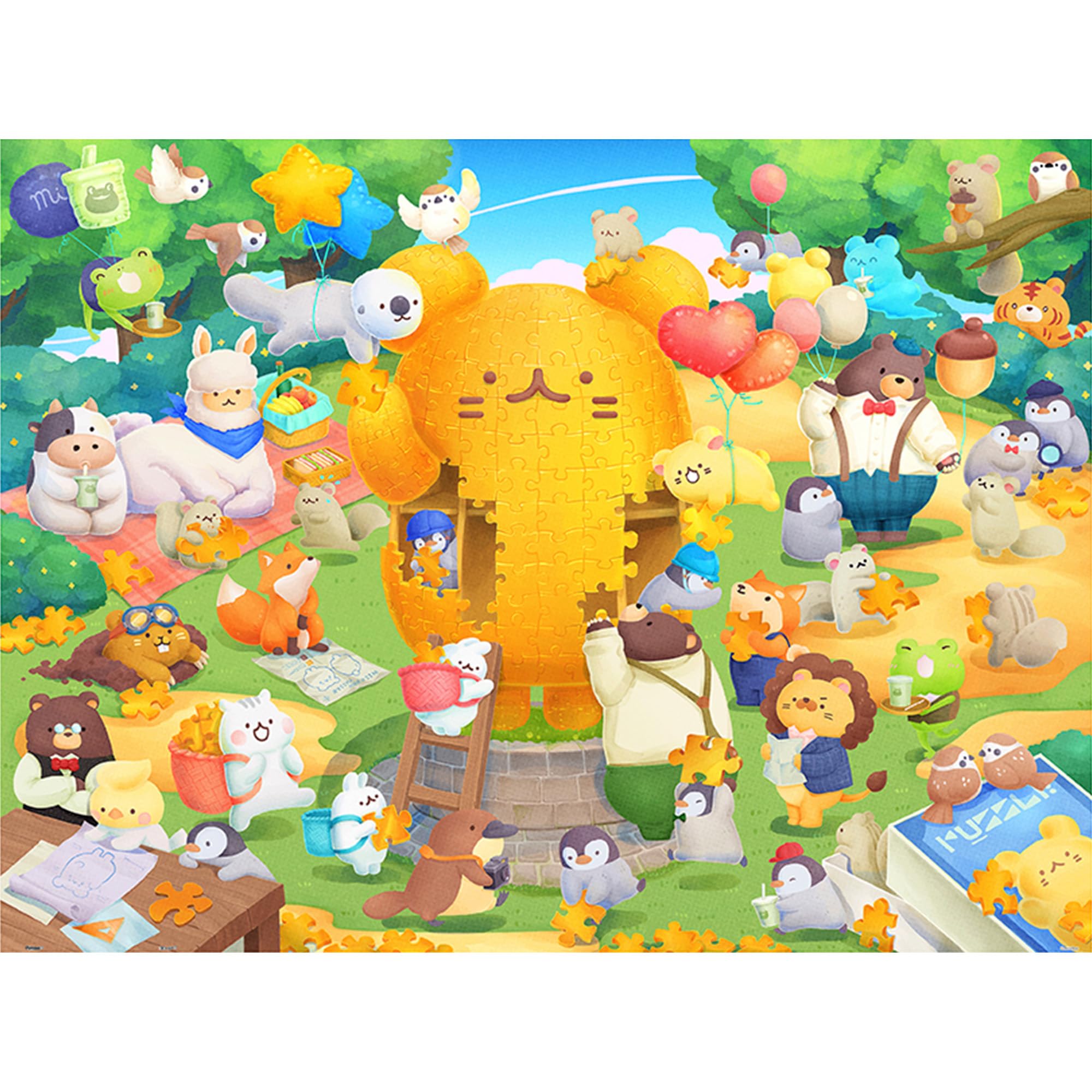 Pintoo Jigsaw Puzzles 1200 Piece for Adults - micebox - Puzzle Fair Beautiful Plastic Puzzle for Home Decor Zero Dust Easy Storage [H3700]
