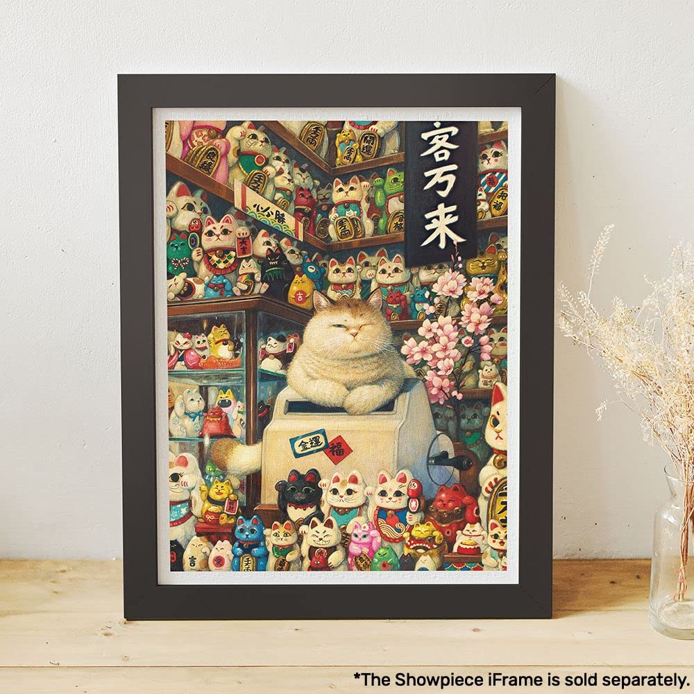 Pintoo Jigsaw Puzzles 1200 Piece for Adults - Phoenix Chan - Maneki Neko's Shop Beautiful Plastic Puzzle for Home Decor Zero Dust Easy Storage [H2696] - Image 2