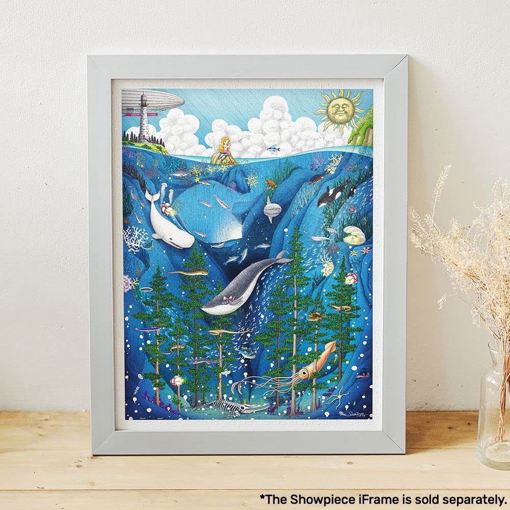 Pintoo Jigsaw Puzzles 1200 Piece for Adults - Smart - Under The Sea Beautiful Plastic Puzzle for Home Decor Zero Dust Easy Storage [H2451] - Image 2