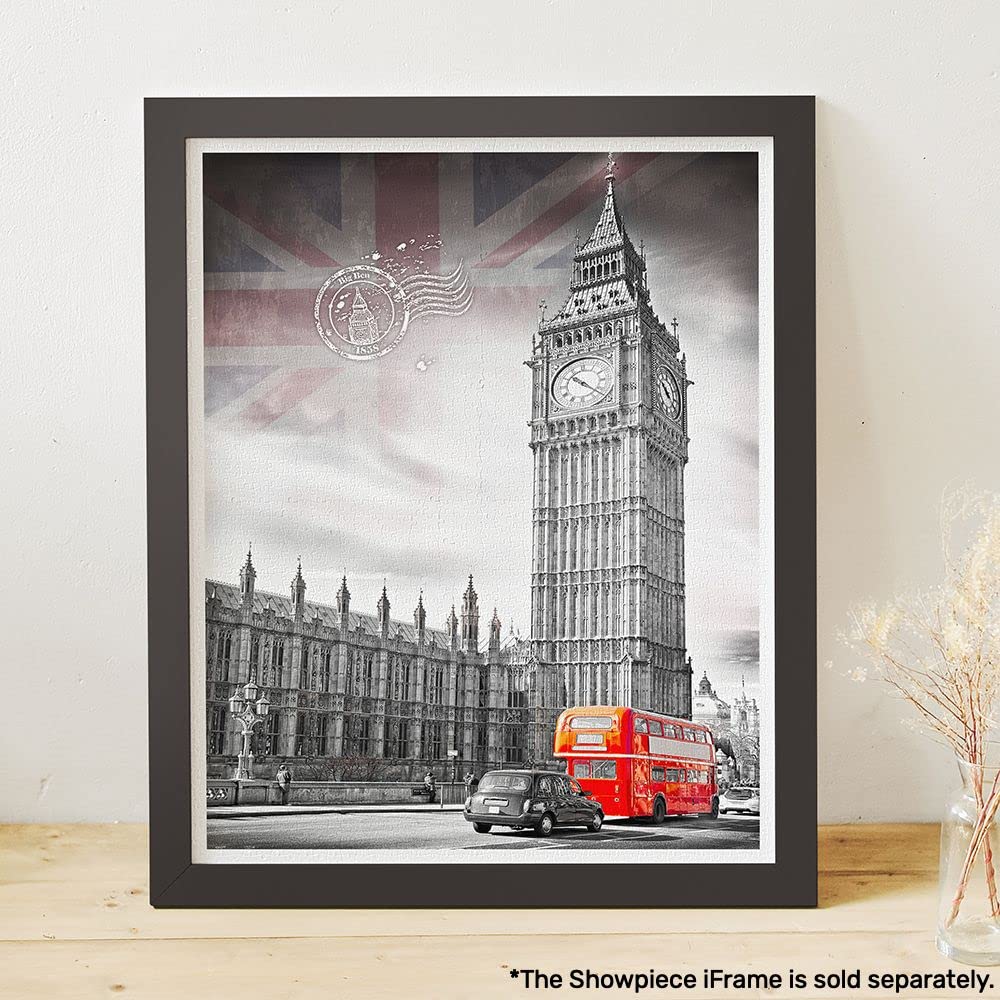 Pintoo Jigsaw Puzzles 2000 Piece for Adults - Big Ben, England Beautiful Plastic Puzzle for Home Decor Zero Dust Easy Storage [H1538] - Image 2