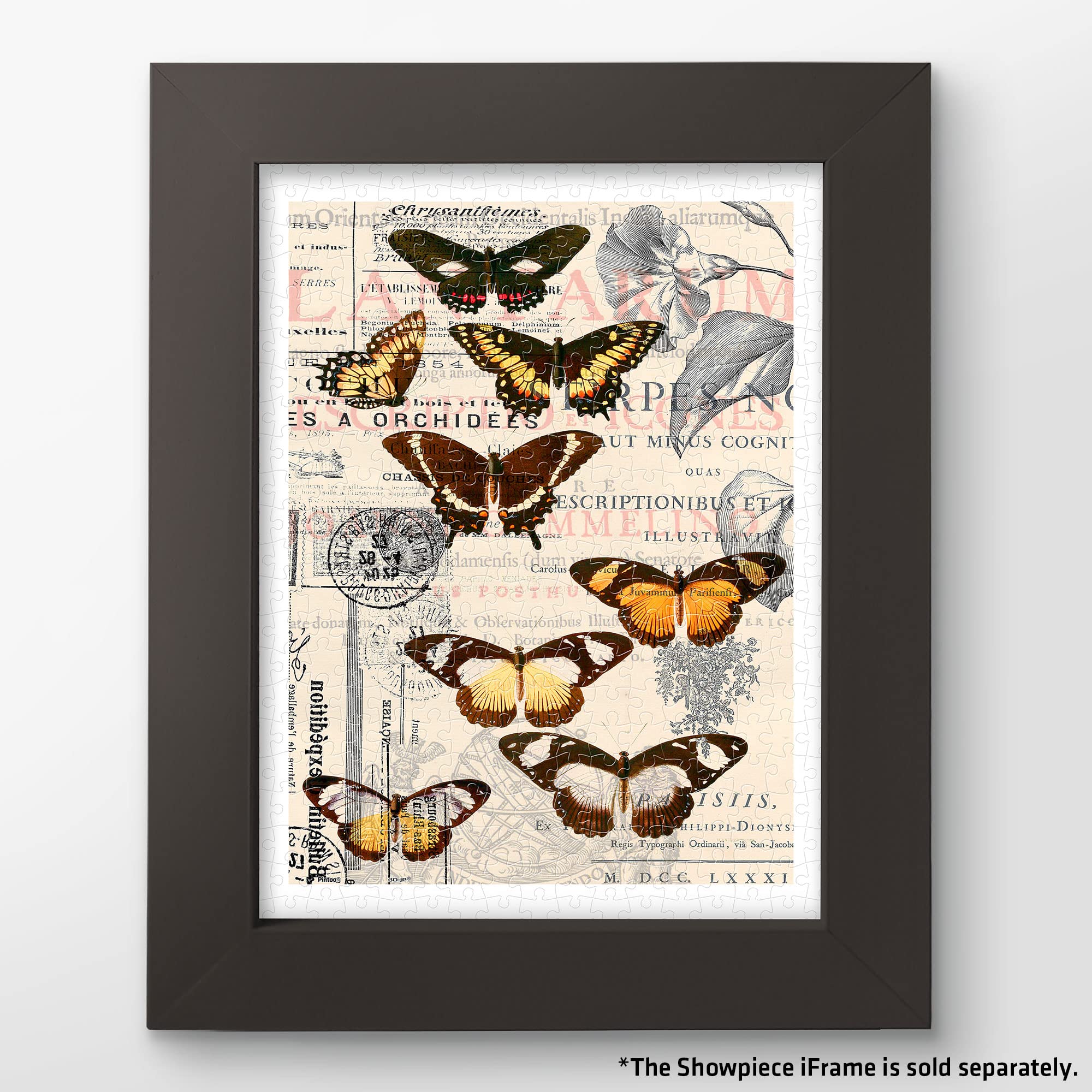 Pintoo Jigsaw Puzzles 300 Piece for Adults - Butterfly Pattern Easy Storage Snug Interlocking Plastic Puzzle No Glue Required [H1584] - Image 2