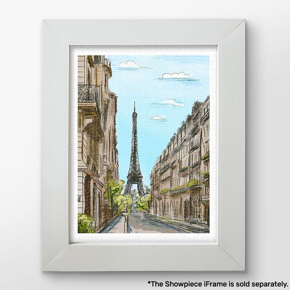 Pintoo Jigsaw Puzzles 300 Piece for Adults - Street in Paris, France Beautiful Plastic Puzzle for Home Decor Zero Dust Easy Storage [H1524] - Image 2