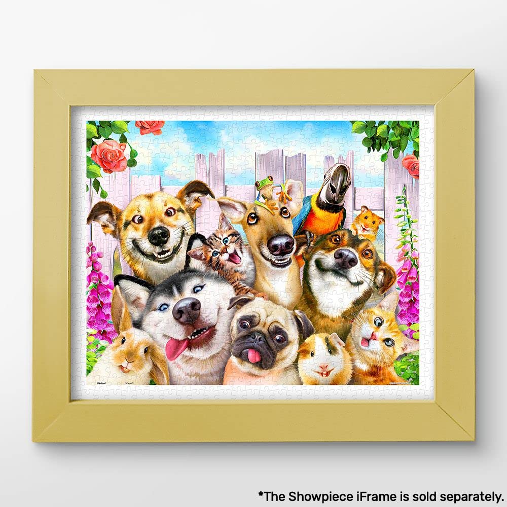 Pintoo Jigsaw Puzzles 500 Piece for Adults - Howard Robinson - Pet Selfie Beautiful Plastic Puzzle for Home Decor Zero Dust Easy Storage [H2068] - Image 2