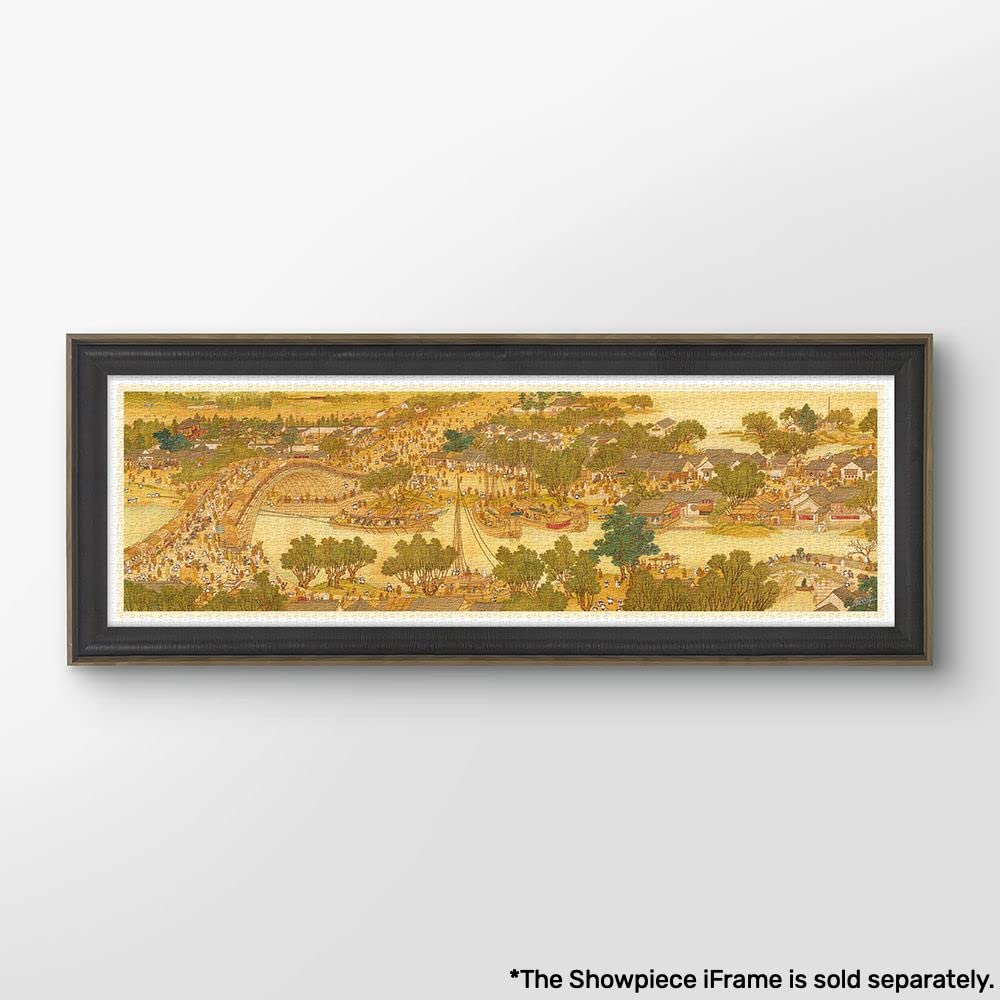 Pintoo Panoramic Jigsaw Puzzles 2000 Piece for Adults - Panorama - Smart - Bears Along The River During The Qingming Festival Beautiful Plastic Puzzle for Home Decor Zero Dust Easy Storage [H1906] - Image 2