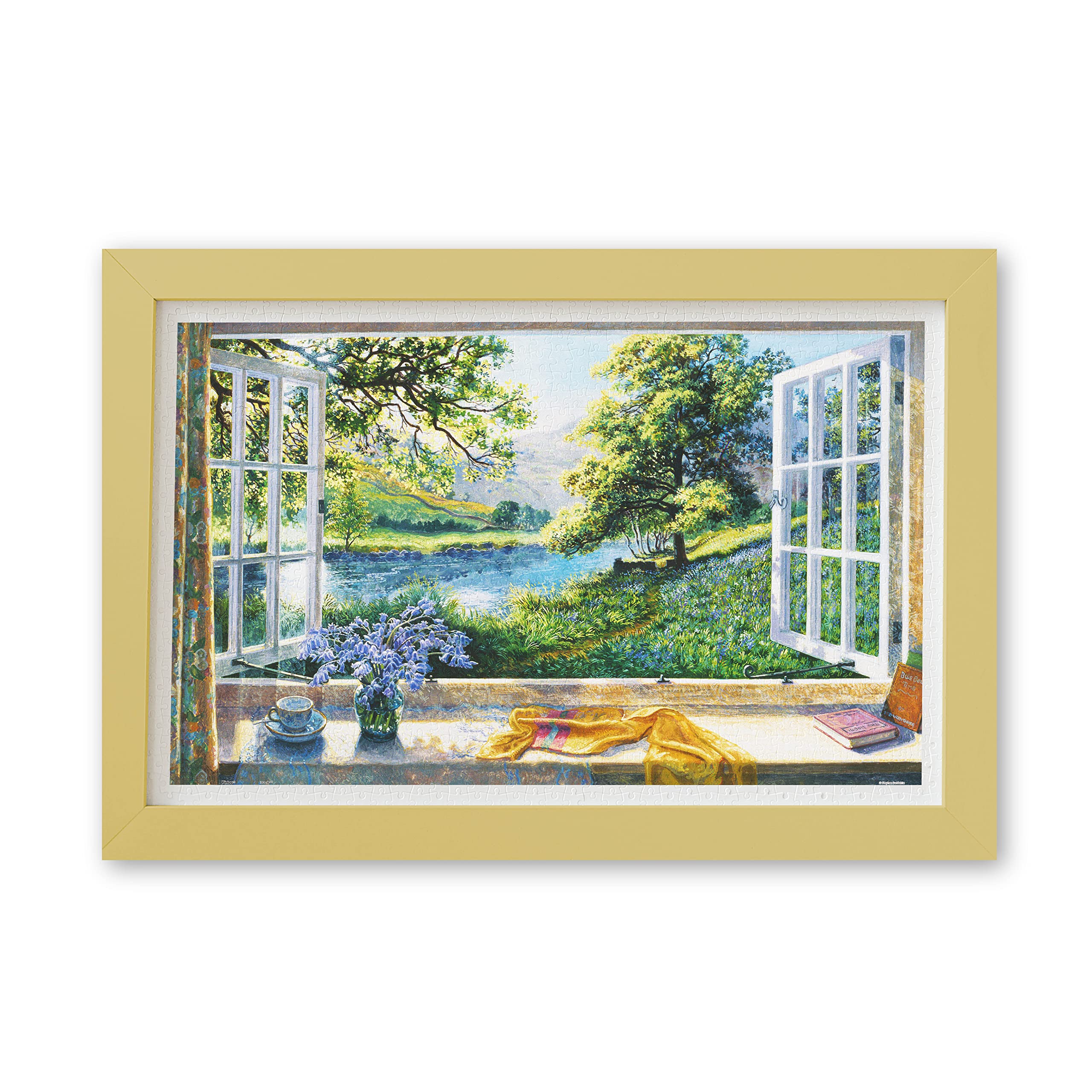 Pintoo Puzzles for Adults 1000 Pieces - Stephen Darbishire - Bluebells Beautiful Plastic Puzzle for Home Decor Zero Dust Easy Storage [H2198]